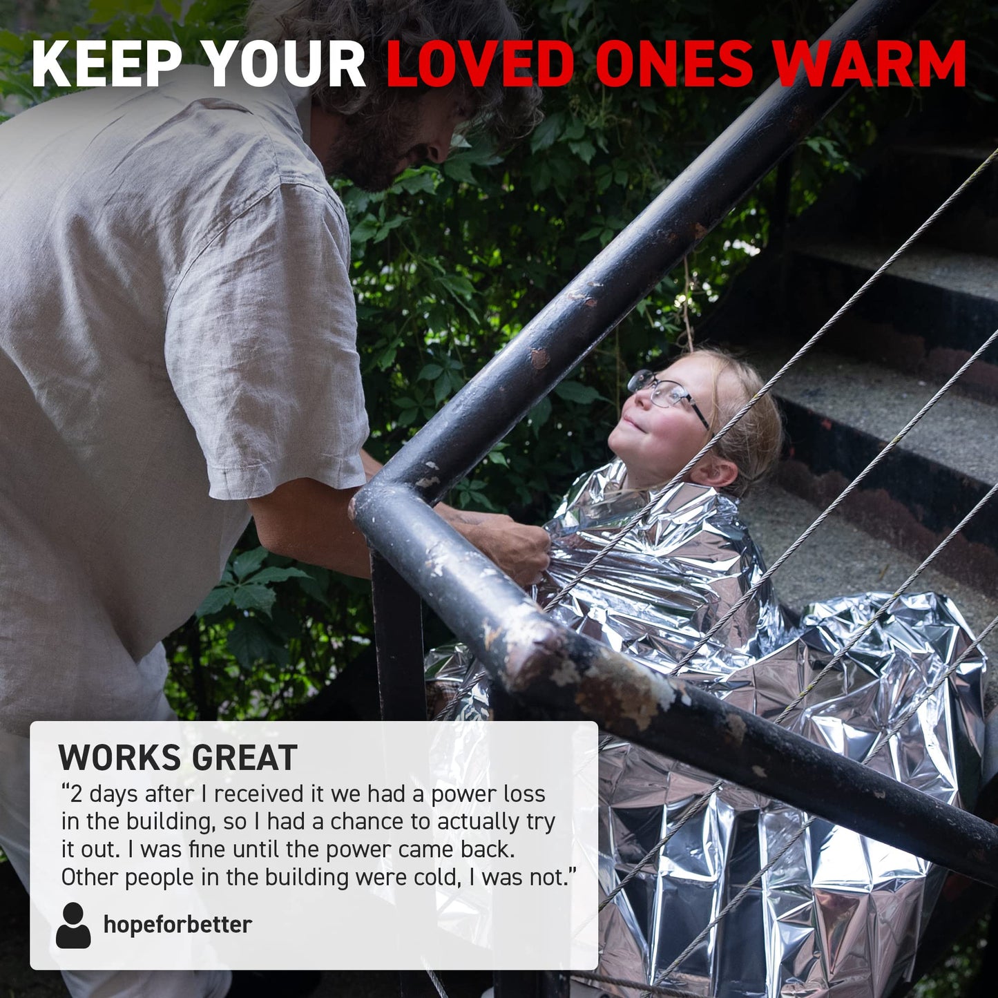 72 HRS (Pack of 12) MIL-SPEC 137 × 224 cm Emergency Blanket-Mylar Blanket, Thermal Blanket Emergency, Waterproof, Retains 90% Body Heat for Winter Camping, Hiking, First Aid, Extreme Weather