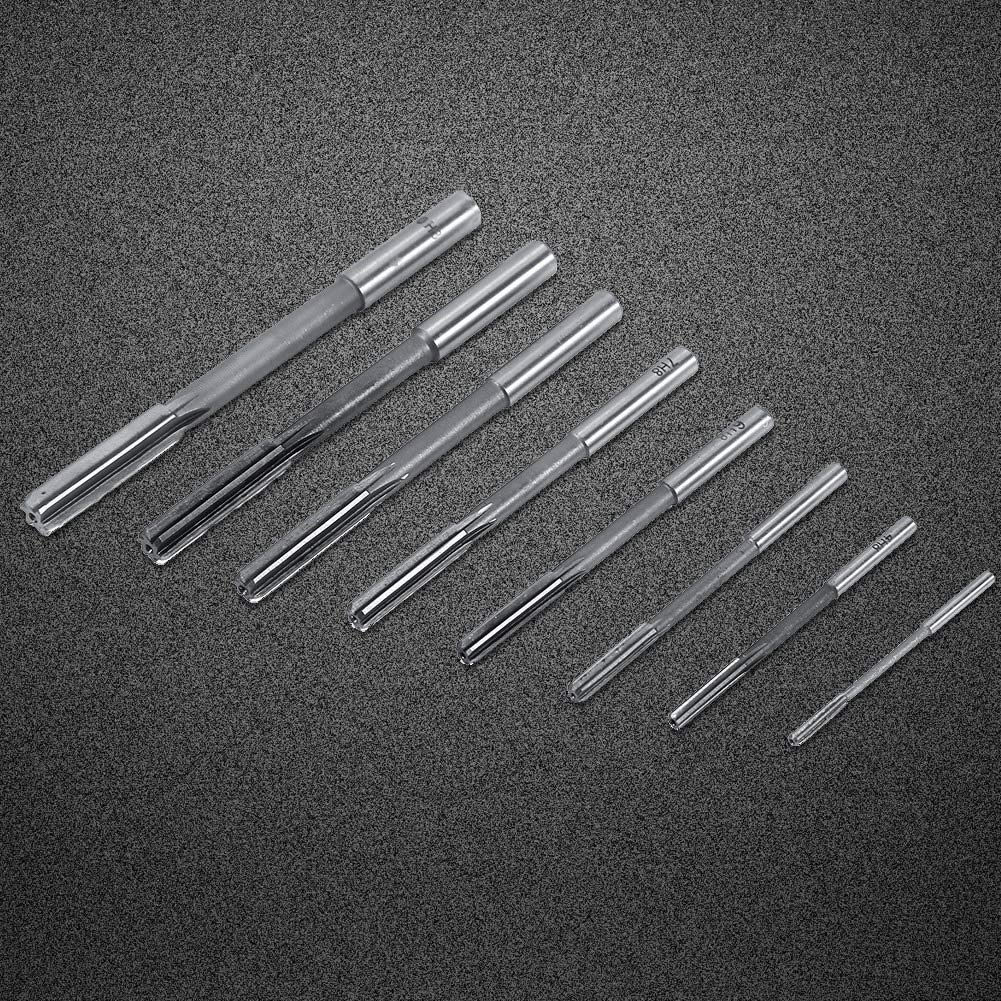 8pcs HSS H8 Straight Shank Chucking Machine Reamer Milling Cutter Tool Set 3/4/5/6/7/8/9/10mm