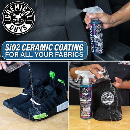 Chemical Guys HydroThread Ceramic Fabric Protectant & Stain Repellent (Works on Fabric, Carpet & Upholstery), 473 ml