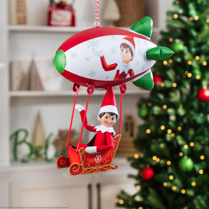 The Elf on The Shelf Polar Props Peppermint Blimp Ride – 20th Anniversary Scout Elf Accessory (Scout Elf Not Included)