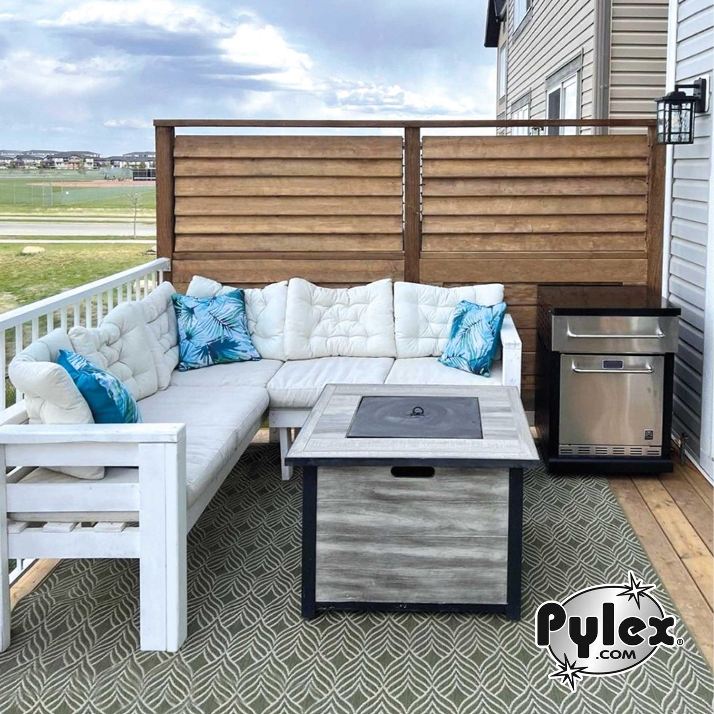 Pylex 11060 Deck Sunblind System, Black