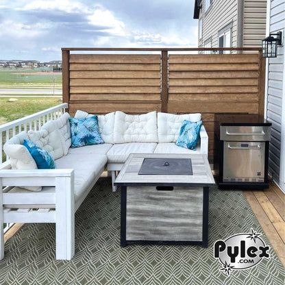 Pylex 11060 Deck Sunblind System, Black