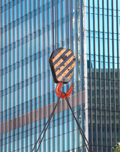 QWORK Alloy Steel Large Opening Lifting Hook, 2 Pack 4400 lbs Strong Load-Bearing Crane Hoist Hook Easy to Install The Sling for Construction Engineering, Factory Hoisting, Harbor Hoist, 2Ton