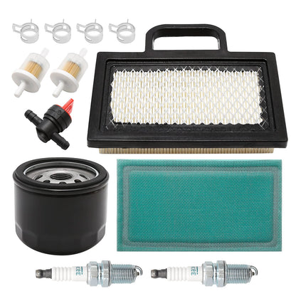 CADUFUELLY KL0035 Air Filter Oil Filter Set for LA120 LA130 LA135 LA140 LA145 LA150 X130R X140 X155R X165 D130 D140 L111 L118 L120 Lawn Mover Tractor Snow Blower with AM116304 Fuel Filter AM125424