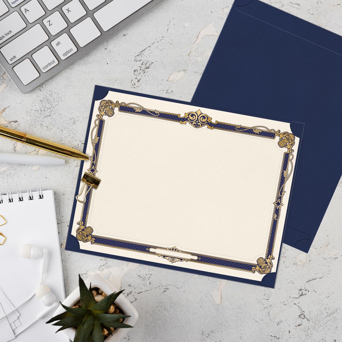 Award Single Sided Certificate Holders, 30Pack Certificate Holders Diploma Covers for Graduation, Employee Appreciation, Certifications, Fits 8.5x11 Inches Award Certificate Papers