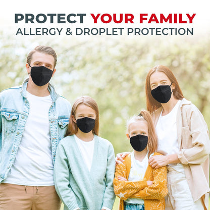 [30 PACK] 5-Ply Disposable Face Mask - Premium Material and Comfortable Fit for Safe and Effective Protection