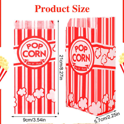 300 Pcs Popcorn Bags, 1 Oz Paper Bags Individual Servings Bulk for Popcorn Machine Movie Nights Easter Valentines Day Kitchen Supplies