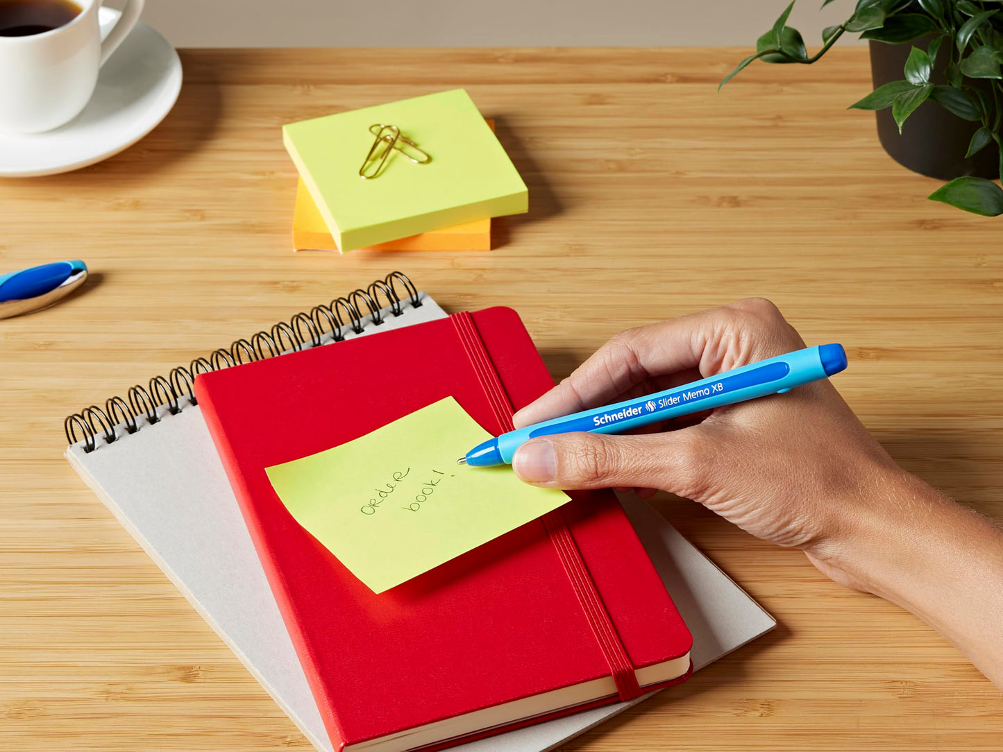 Schneider Slider Memo XB Ballpoint Pen (Box of 10) (Blue)
