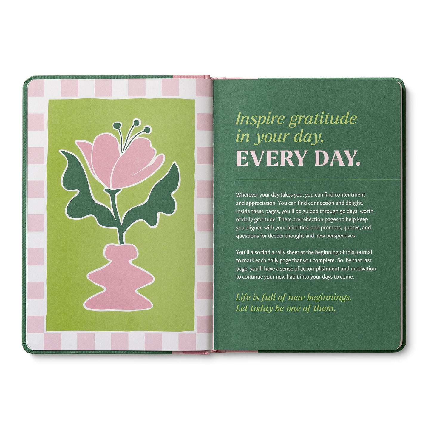 Compendium – Gratitude Every Day Guided Journal: A Daily Practice for Joy and Contentment – A 5-Minute a Day Personal Growth Notebook – An Inspiring Daily Journal for Forming New Habits