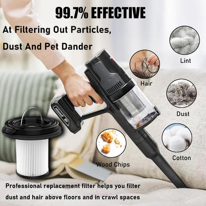 4 PCS HEPA Filter for Bissell CleanView XR 200W / CleanView XR Pet 300w/ Powerlifter Turbo, Sweeper Filter Element, 3789, 3789U, 3789X, 3797, 3797V, 3797W Compatible
