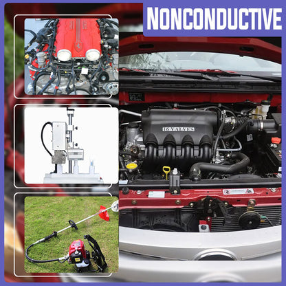 Swpeet 6Pcs Blue Straight & 90 Angled Line Clamps Flexible Hose Clamps Pliers Kit, Hose Pinch Off Pliers Set for Brake, Fuel, Coolant Hoses, Most Flexible 5.9" 7.3" 10"