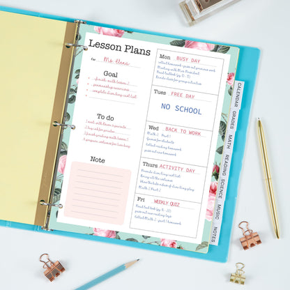 Big Tab Buff Colored Insertable Dividers - Gold Reinforce