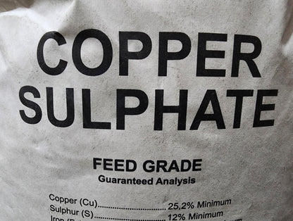 Copper Sulphate Pentahydrate 99.9% Pure, 40 Grams Each Pack (5 Packs)