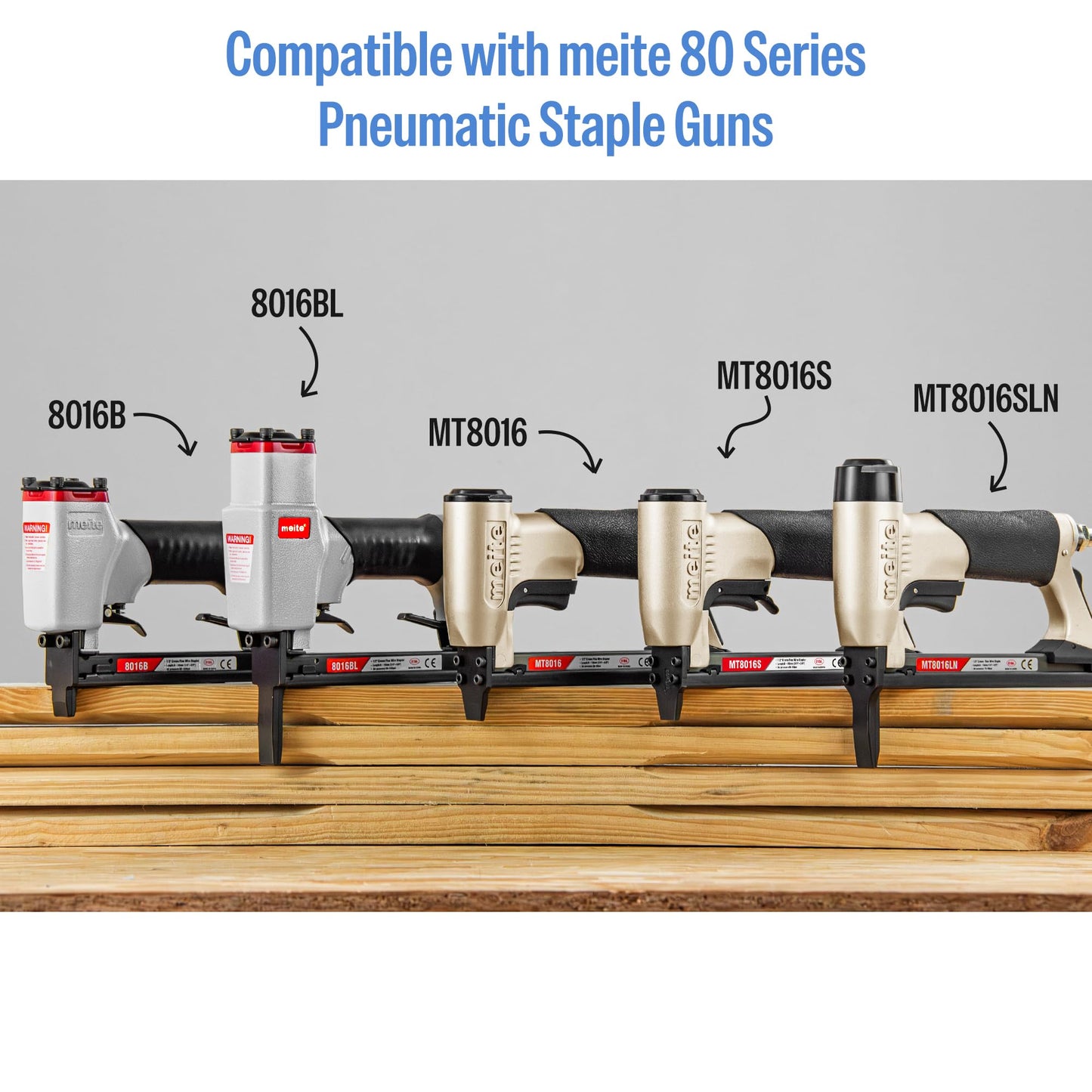 meite 21 Gauge Upholstery Staples, 1/2-Inch Crown with 1/2-Inch Length Galvanized Heavy Duty Staples for Staple Guns MT8016, MT8016S, and MT8016SLN (10,000 Counts)