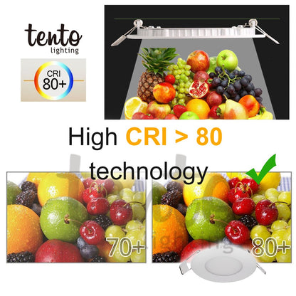 Tento Lighting Rv Interior Lighting 12 Volt Dome Light Super Sim Style 3 Watts 12v LED Ceiling Lamps Replacing 25 Watts Halogen Bulbs Off Grid Lighting Low Voltage Lighting Solar Powered Cabins Marines Cruises