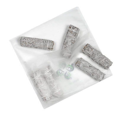White Sage Smudge Sticks - 6-4" Sage Bundles - Perfect Sage Stick Smudge Sticks Smudging Kit Replenishment