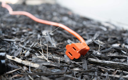 Woods 723 16/2 50-Foot Vinyl SJTW Extension Cord (Orange)