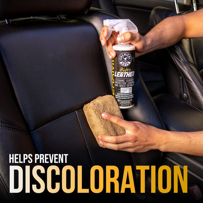 Chemical Guys HydroLeather Ceramic Leather Protective Coating for Car Interiors, Furniture, Apparel, Boots, and More (Works on Natural, Synthetic, Pleather, Faux Leather and More) 473 ml