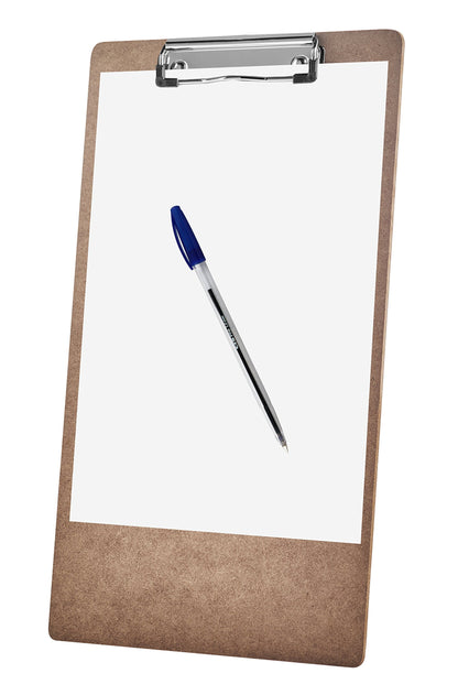 Acrimet Professional Legal Size Clipboard - Low Profile Clip, Hardboard, Smooth Finish, FSC Certified (6 Pack)
