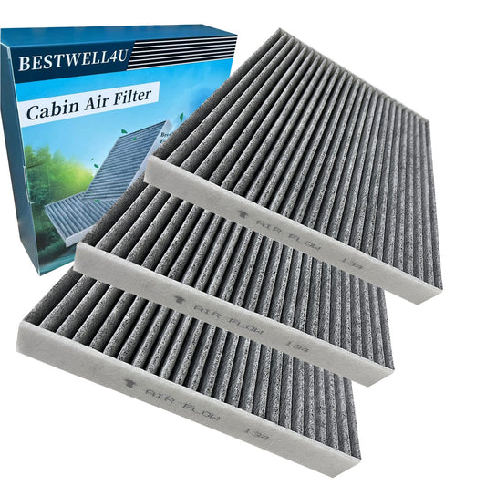 3 Pack Cabin Air Filter for Accord,Civic,CRV,Odyssey,Pilot,Ridgeline,Passport,Replacement for 80292-SDA-A01,80292-SEC-A01