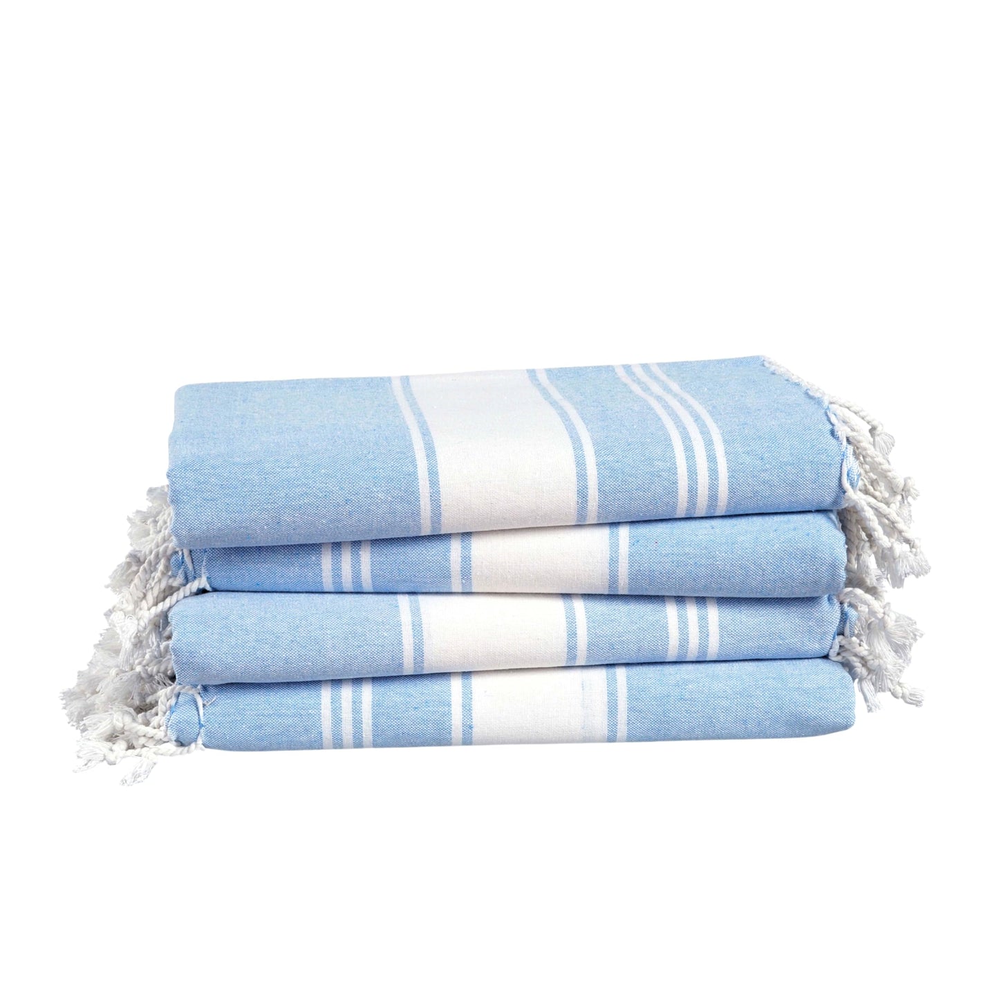 Lane Linen Beach Towel 4 Pack, Oversized Beach Towels for Adults, Lightweight Travel Beach Towels, Pre-Washed for Soft Hand Feel, Quick Dry Beach Towels, 39"x71" - Sky Blue