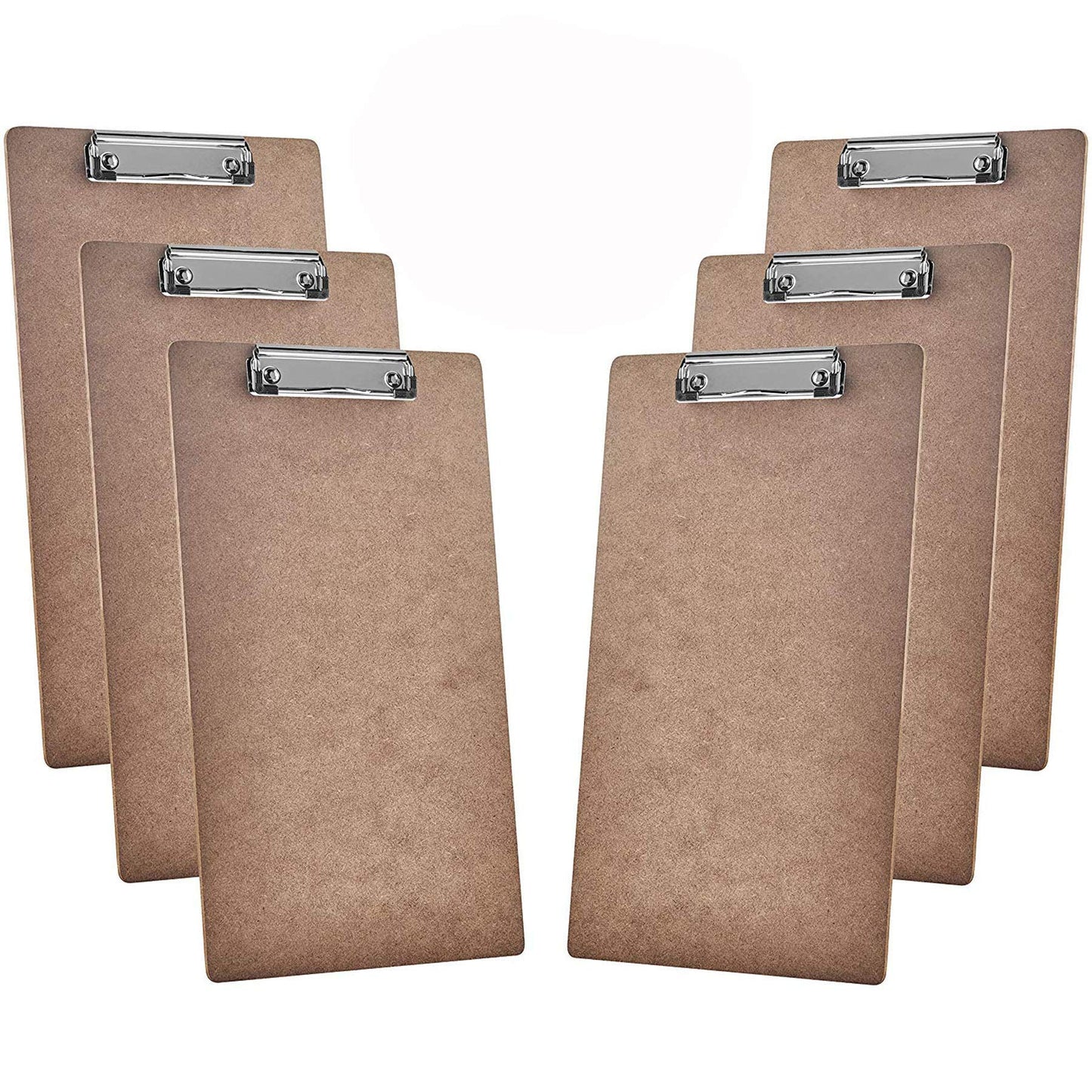 Acrimet Professional Legal Size Clipboard - Low Profile Clip, Hardboard, Smooth Finish, FSC Certified (6 Pack)
