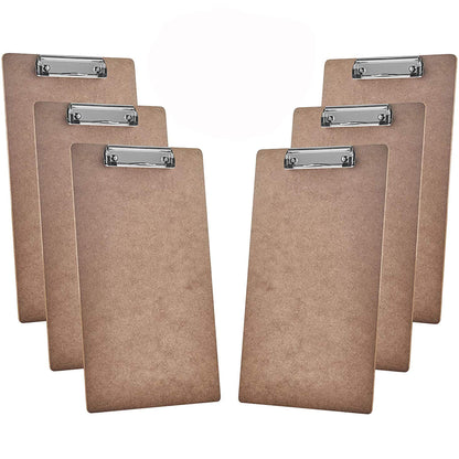 Acrimet Professional Legal Size Clipboard - Low Profile Clip, Hardboard, Smooth Finish, FSC Certified (6 Pack)