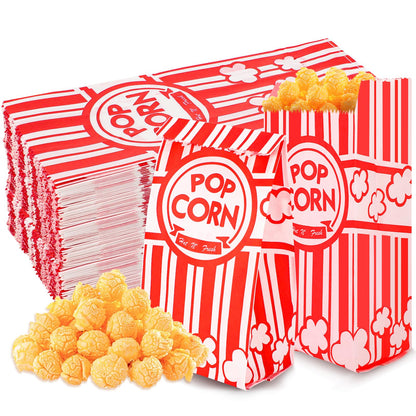 300 Pcs Popcorn Bags, 1 Oz Paper Bags Individual Servings Bulk for Popcorn Machine Movie Nights Easter Valentines Day Kitchen Supplies