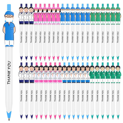 40 Pcs Nurse Gifts Bulk Thank You Nurse Appreciation Gift Nursing Week Gifts Inspirational Ballpoint Pens for Nursing Students Medical Assistant Doctor Healthcare Workers Nurses Week 2026
