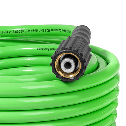 1/4-in Cold Water FleXoMaxx Pressure Washer Hose, 4000 psi, M22 Connector, 30 ft