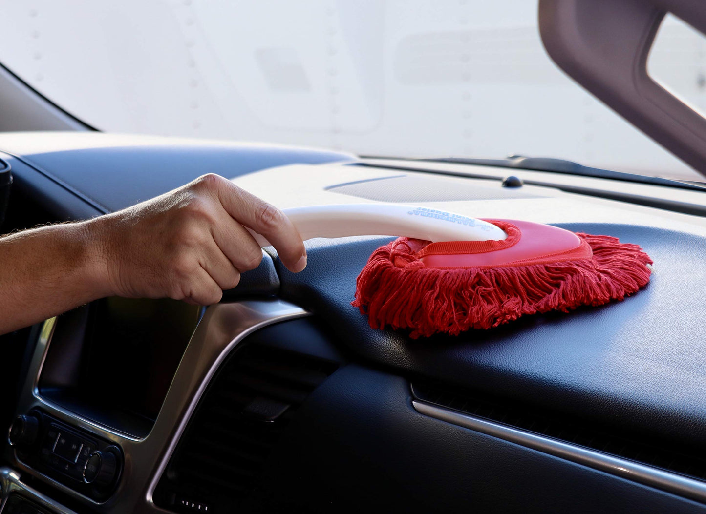 The Original California Car Duster 62447-8B Mini Duster, Red