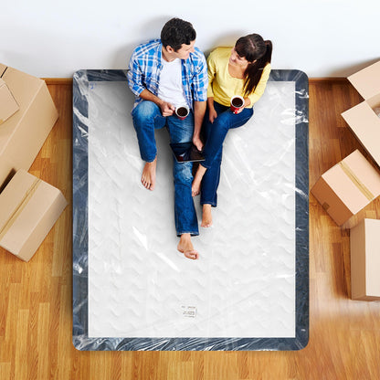 Utopia Home Mattress Bag for Moving Queen Size Heavy Duty 4 Mil (Pack of 2) Mattress Storage Bag, Plastic Mattress Encasement Cover, Fits Mattresses up to 14 Inches
