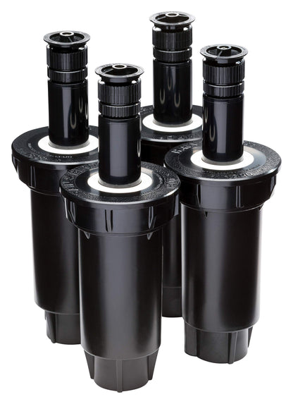 Rain Bird 1802AP4PK Professional Pop-Up Sprinkler, Adjustable 0-360° Pattern, 8' - 15' Spray Distance, 2" Pop-up Height, 4-Pack