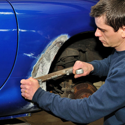 HARFINGTON Flexible Body File 14 Inch High Carbon Steel Coarse Teeth Cut Flat Metal Files Polisher Tool For Car Grinding