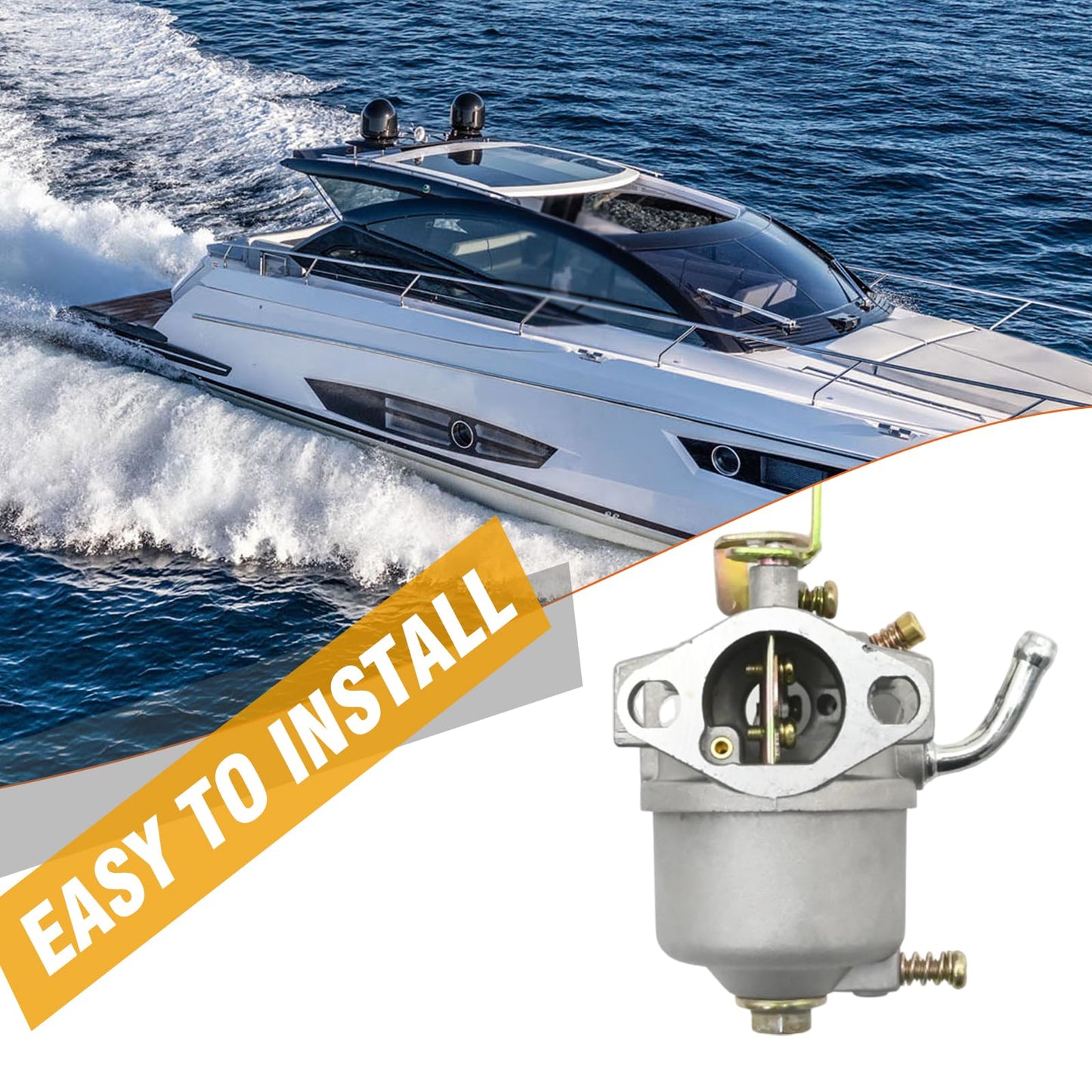 SYOWADA ET950 Carburetor Kit, Replacement for Huayi 63cc 64cc 72 cc 800 900 1000 1200 Watts Generator, Replacement for Harbor Freight TailGator Chicago Sportsman 2HP 800-1200 Watts Gas Generators