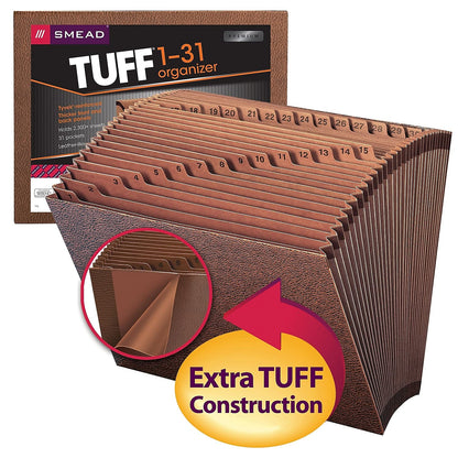 Smead Open Top Expanding File, 1-31 Index, 12 x 10-Inch, Stock (70467)