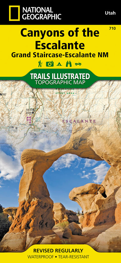 Canyons of the Escalante Map [Grand Staircase-Escalante National Monument]