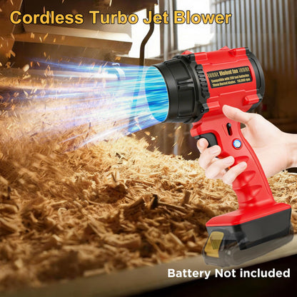 110000 RPM Cordless Turbo Leaf Blower Compatible with Milwaukee 18V Battery, Handheld Mini Air Duster, for Home, Car, Patio, Lawn Cleaning & Blowing Leaves/Dust Jet Blower