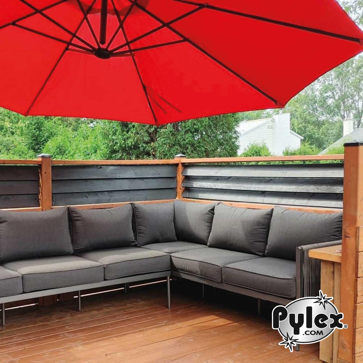 Pylex 11060 Deck Sunblind System, Black