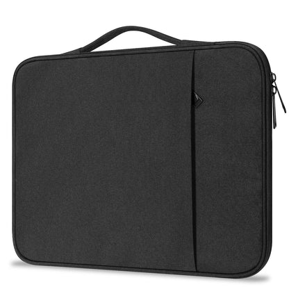 ProElife 13-Inch Laptop Sleeve Case for 2025-2018 MacBook Air 13.6 inch/Pro 13.3 inch M4 M3 M2 (A3240/A2338) Accessory Traveling Carrying Canvas Bag Cover Simple Case (Black)