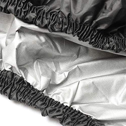 Ailelan Lawn Mower Cover, Waterproof Tractor Cover Fits Decks up to 54", Heavy Duty 210D Polyester Oxford, Durable, UV, cub Tractor Cover Cover for Your Rider Garden Tractor, 72" L x 54" W x 46" H
