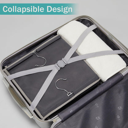 YOUDENOVA Hanging Closet Organizers and Storage, 6-Shelf Closet Hanging Storage Shelves, Grey