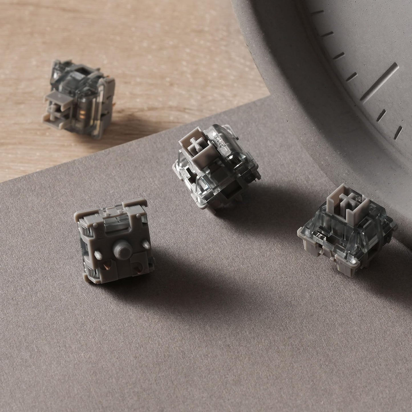 Akko V3 Silver Pro Keyboard Switch with Dustproof Stem for Mechanical Gaming Keyboard, 5-Pin Linear Switches (45pcs)