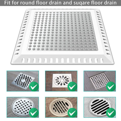 Aojuxix Shower Drain Hair Catcher/Drain Protector/Shower Drain Cover for Bathroom Floor Drain