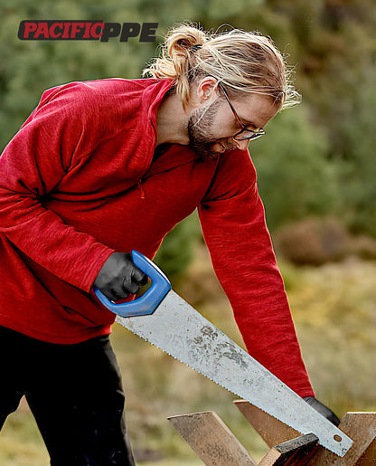 PACIFIC 8 Mil Heavy Duty Black Nitrile Gloves, Food Safe, Latex Free, Mechanic, Fully-Diamond Textured Grip Industrial Disposable Gloves, X-Large