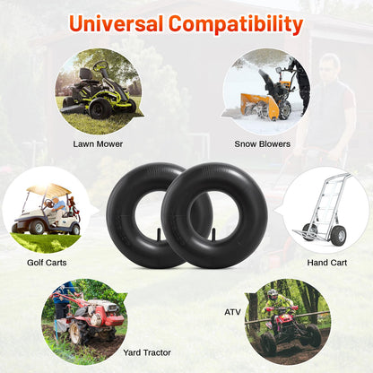 13x5.0-6(5.0/4.0-6) Heavy Duty Replacement Inner Tube with TR13 Straight Valve Stem Compatible with Wheelbarrows, Mowers, Hand Trucks and More 13x5.0-6(5.0/4.0-6) Tire