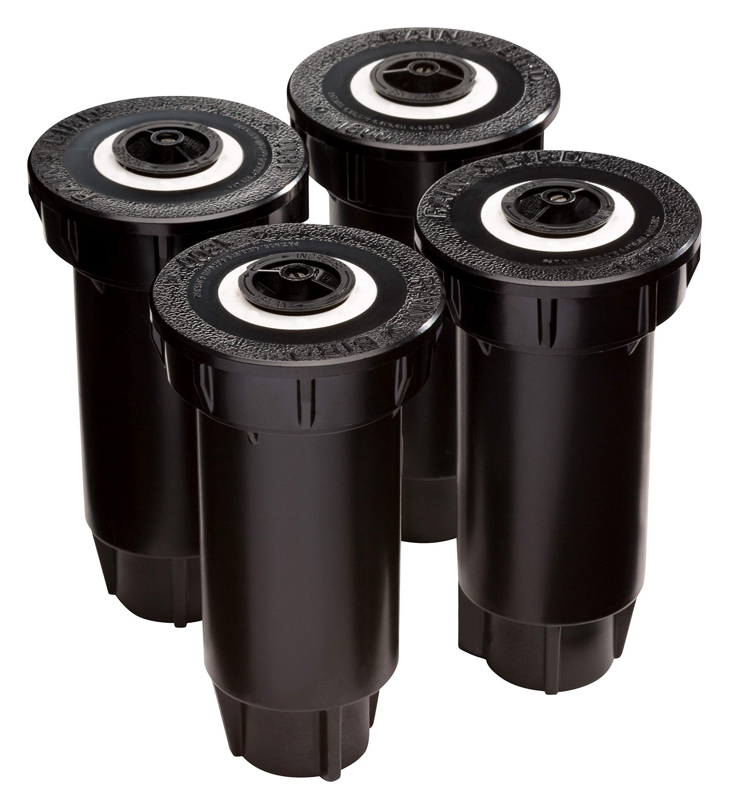 Rain Bird 1802AP4PK Professional Pop-Up Sprinkler, Adjustable 0-360° Pattern, 8' - 15' Spray Distance, 2" Pop-up Height, 4-Pack