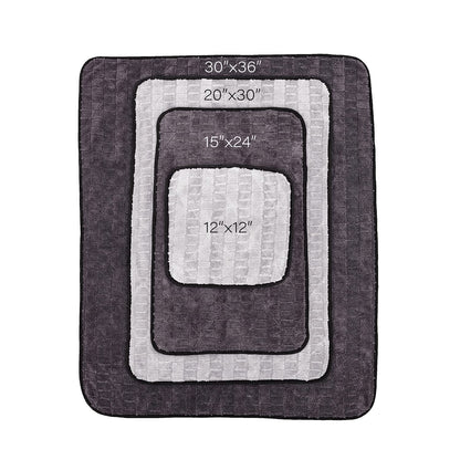 The Rag Company - The Gauntlet Drying Towel - 70/30 Korean Blend Microfiber, Designed to Dry Vehicles Faster Without Scratching Paint or Glass, 900gsm, 12in x 12in, Grey (3-Pack)