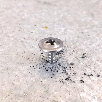 Mywish 300pcs #8×1/2" Self Tapping Screws for Metal, Sheet Metal Screws 410 Stainless Steel Truss Head Self Drilling Screws High-Strength Quick Tapping