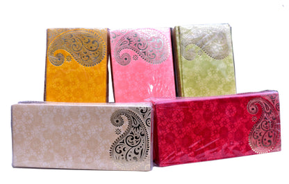 ZIG ZAG Elegant Money Gifting Envelopes Pack of 100 Cash Holder Designer Lifafa for Weddings, Gift of Prosperity Multi Color